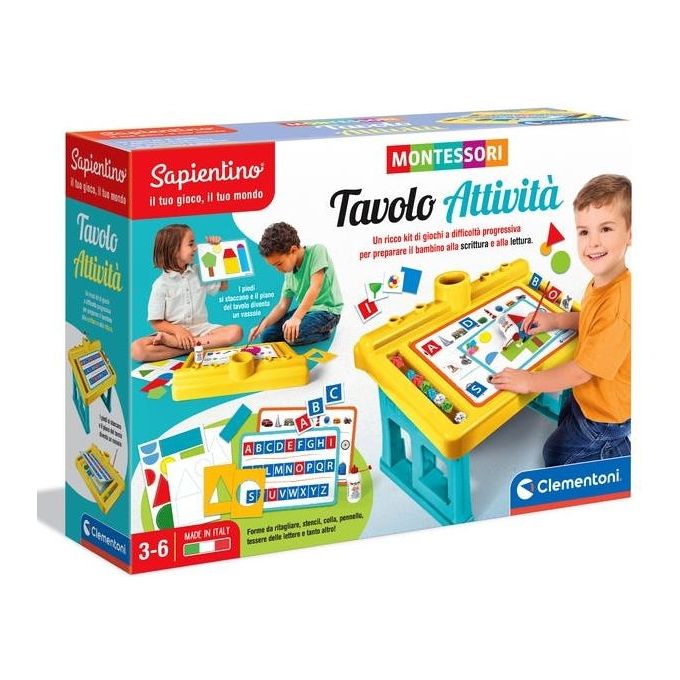 Clementoni Sapientino  Montessori Tavolo Attivita'