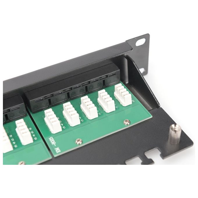 Digitus DN-91325-1-B Pannello Patch Cat 3 Isdn Non Schermato Nero 25 Porte