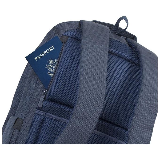 RivaCase 8460 Tegel Zaino per Notebook fino a 17,3 pollici Materiale RPET Polyester colore Blu scuro