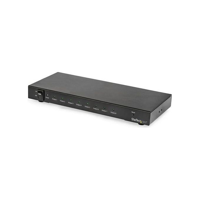 StarTech.com ST128HD20 Splitter HDMI 8 Porte 4K Ultra HD 60Hz HDCP 2.2 HDR Audio Surround 7.1 colore Nero