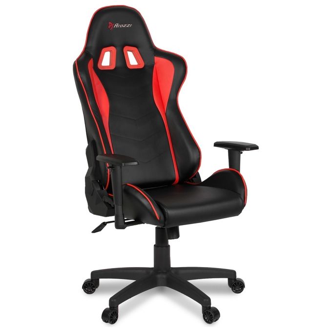Arozzi Mezzo V2 Sedia da Gaming in Similpelle Rosso 53x50x137cm