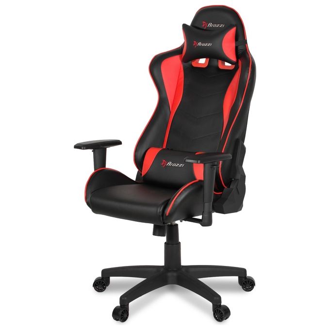 Arozzi Mezzo V2 Sedia da Gaming in Similpelle Rosso 53x50x137cm