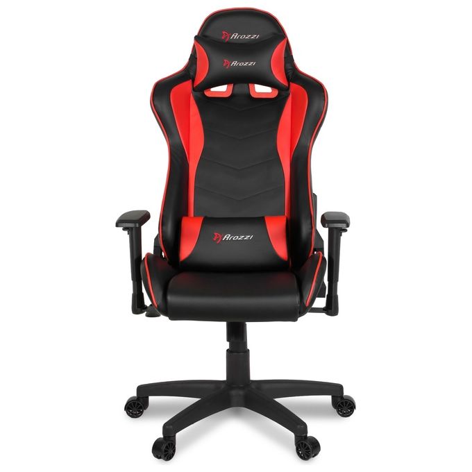 Arozzi Mezzo V2 Sedia da Gaming in Similpelle Rosso 53x50x137cm