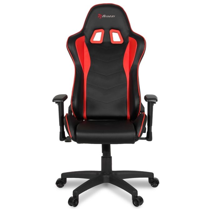 Arozzi Mezzo V2 Sedia da Gaming in Similpelle Rosso 53x50x137cm