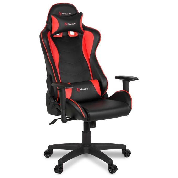 Arozzi Mezzo V2 Sedia da Gaming in Similpelle Rosso 53x50x137cm