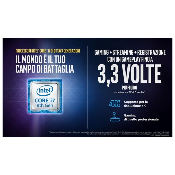MSI GE75 Raider 8sg-051it i7-8750h 16Gb Hd 512gb ssd + 1Tb 17.3'' Full HD RTX 2080 Gddr6 8gb Windows 10 home