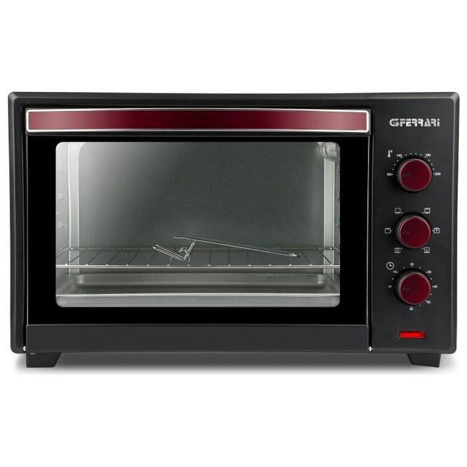 G3 Ferrari Il Moro 42 Fornetto Elettrico 42Lt 2000W Nero-Bordeaux