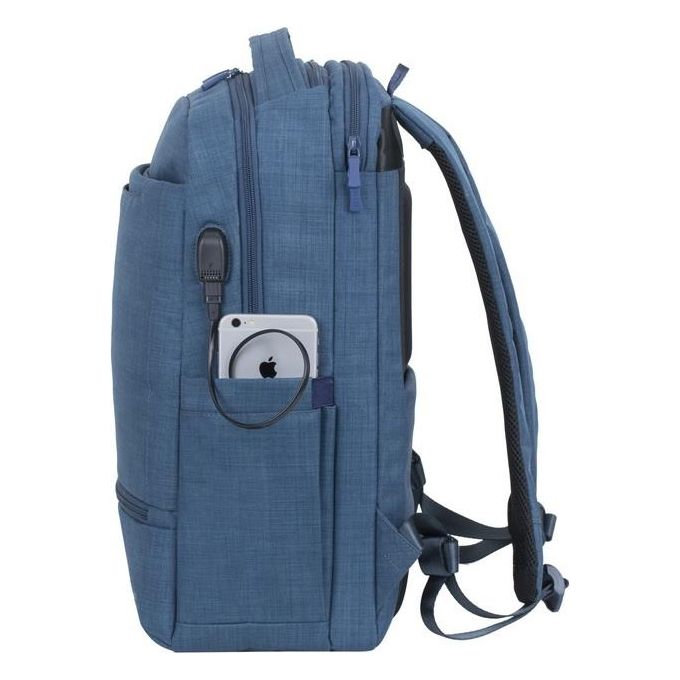 Rivacase Zaino per Laptop 17.3'' Blu