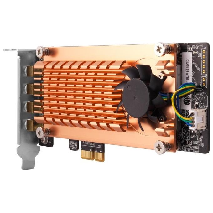 Qnap QWA-AC2600 Adattatore di Rete PCIe 2.0 Profilo Basso 802.11ac
