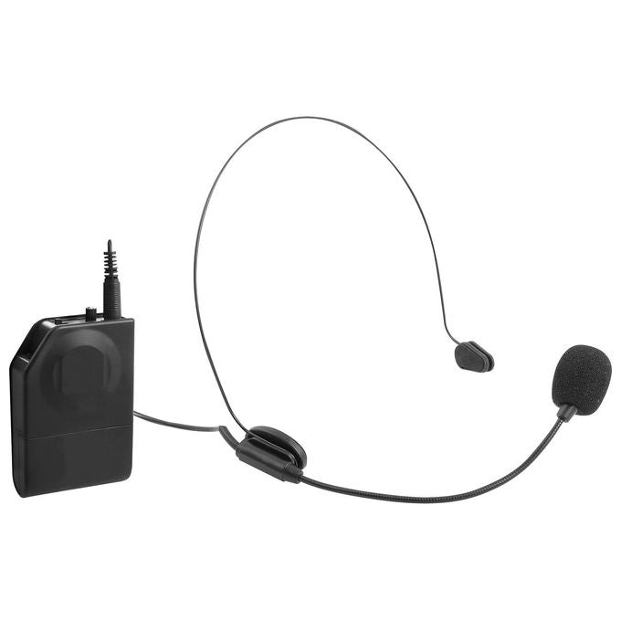 Trevi Microfono Wireless ad Archetto e a Clip con Ricevitore senza Fili