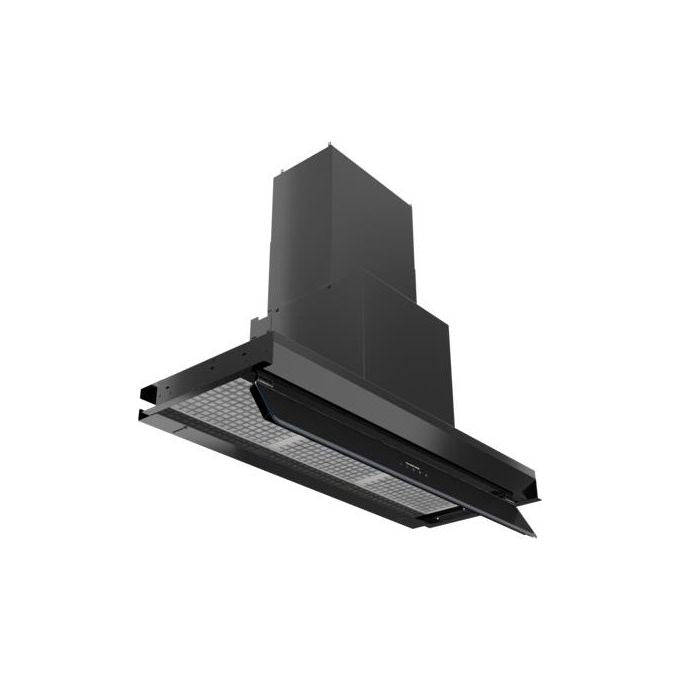 Silverline 3129.9.733.31 Cappa Cucina Aspirante-Filtrante Sottopensile Incasso Larghezza 90 cm Profondita' 35 cm colore Nero