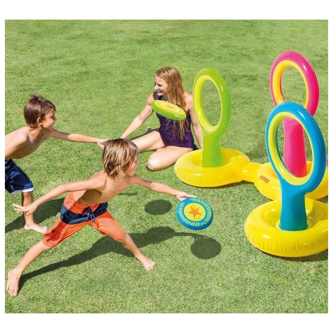 Intex Gioco del Disco per Attivita' Acquatiche e Divertimento in Piscina con Design Colorato e Resistente