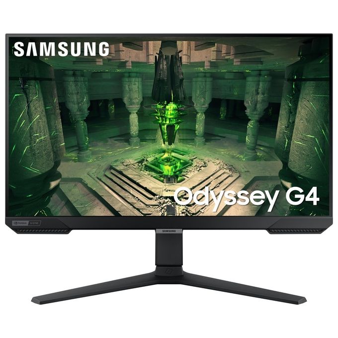 Samsung Monitor Gaming Odyssey G4 (S25BG400), Flat, 25'', 1920x1080 FHD, IPS, 240 Hz, 1 ms, Freesync, G-Sync, HDMI, Display Port, Ingresso Audio, HAS, Pivot, Eye Saver Mode, Flicker Free