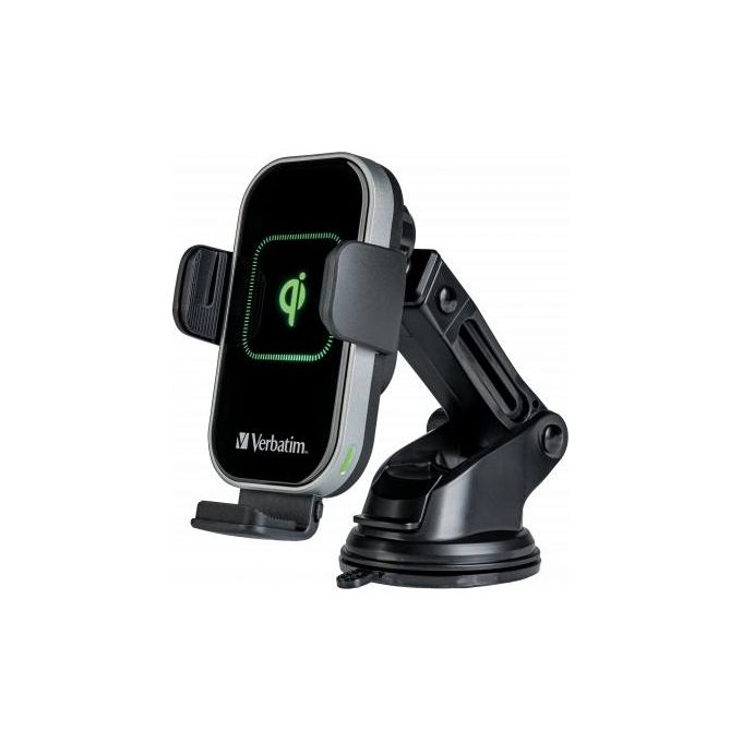 Verbatim Fast Qi Fast Wireless Car Caricabatterie USB-C 15W FWC-02