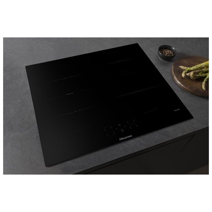 Hisense HI6421BSC Piano cottura a induzione Super Zone 23 cm Controllo Touch Nero