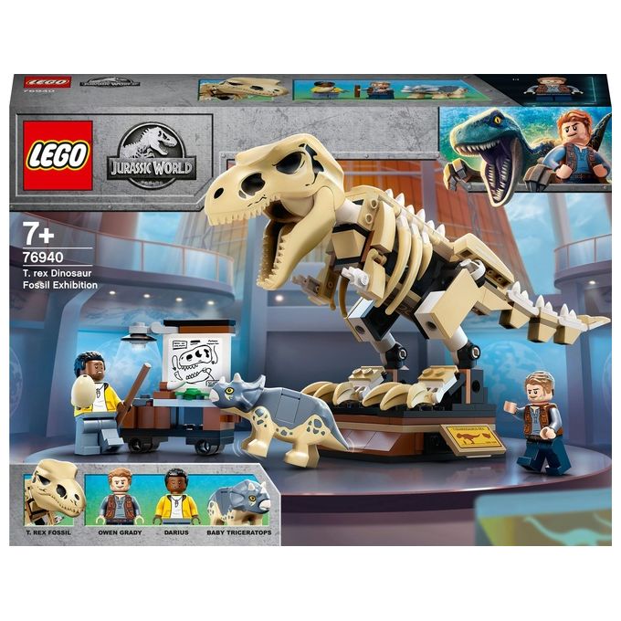 LEGO Jurassic World T. Rex Dinosaur Fossil Exhibition