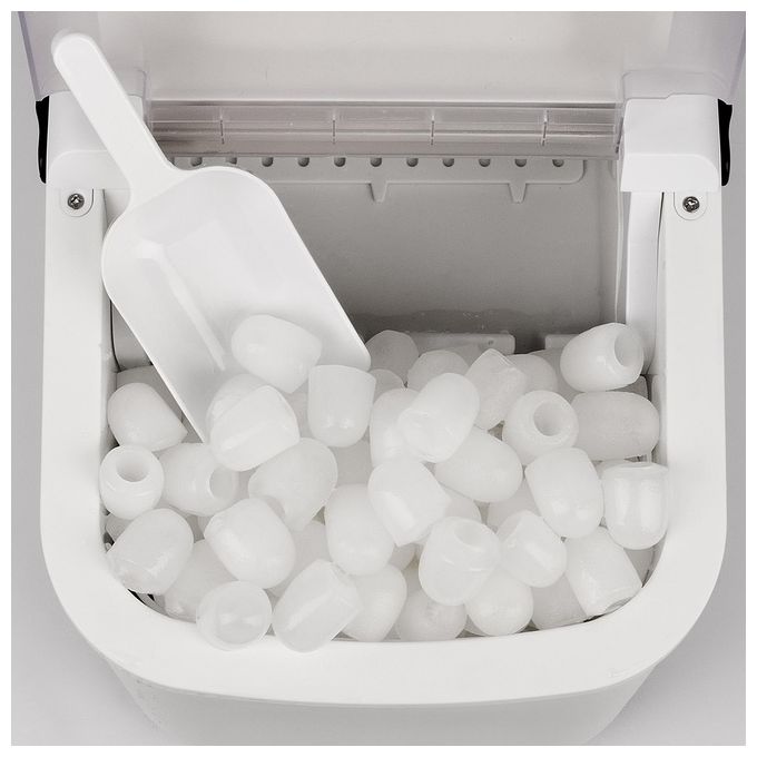 Girmi GH74 Fabbricatore di Ghiaccio1100 cubetti x 24h Spegnimento automatico Accessori inclusi Bianco