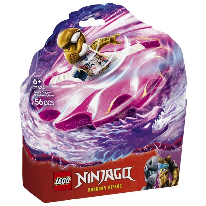 LEGO Spinner del Drago Spinjitzu di Sora 71824 Ninjago Giocattolo Avventura Creativa