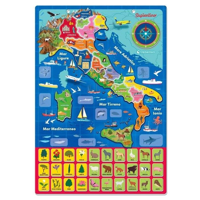Clementoni Geo Puzzle Magnetico Italia