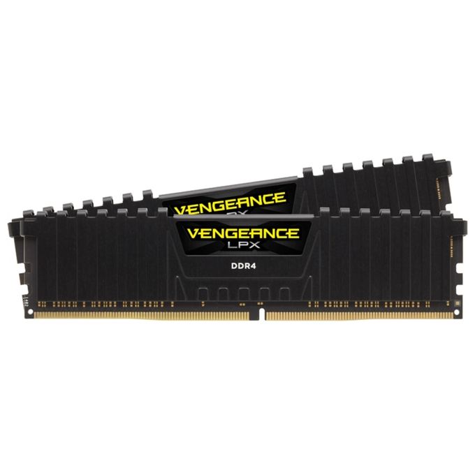 Corsair Vengeance LPX DDR4 PC4-25600, 3.200 MHz, C16, Nero Kit 16GB (2x 8GB)