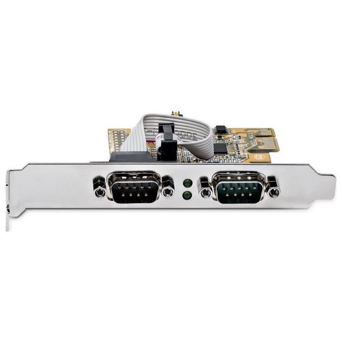 Startech.com Scheda Seriale Pci Express a Due Porte Ritenzione Com Windows e Linux