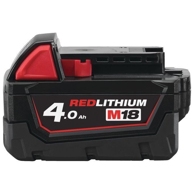 Milwaukee M18B4 18V - 4.0 Ah Li-Ion Batteria di Ricambio