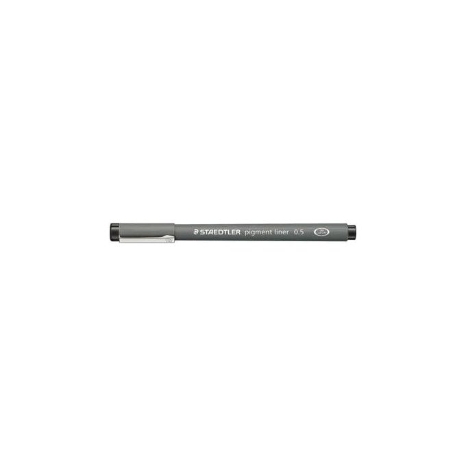 Staedtler Confezione 10 pigment Liner0 0 5mm nero