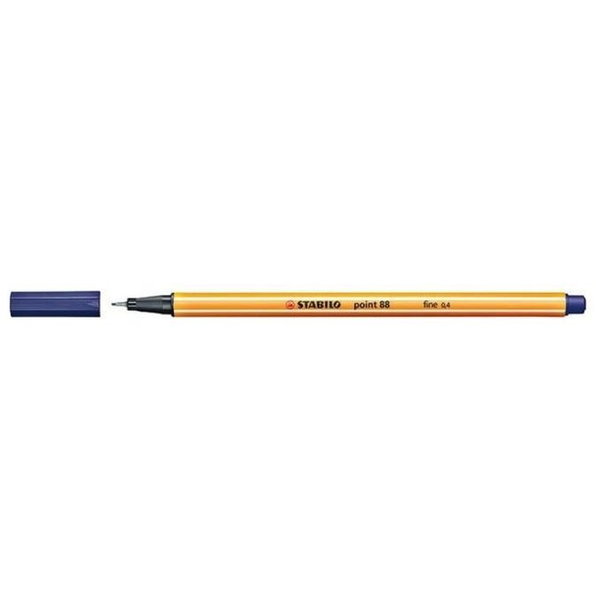 STabilo confezione 10Pz Fineliner Point 88 blu Notte