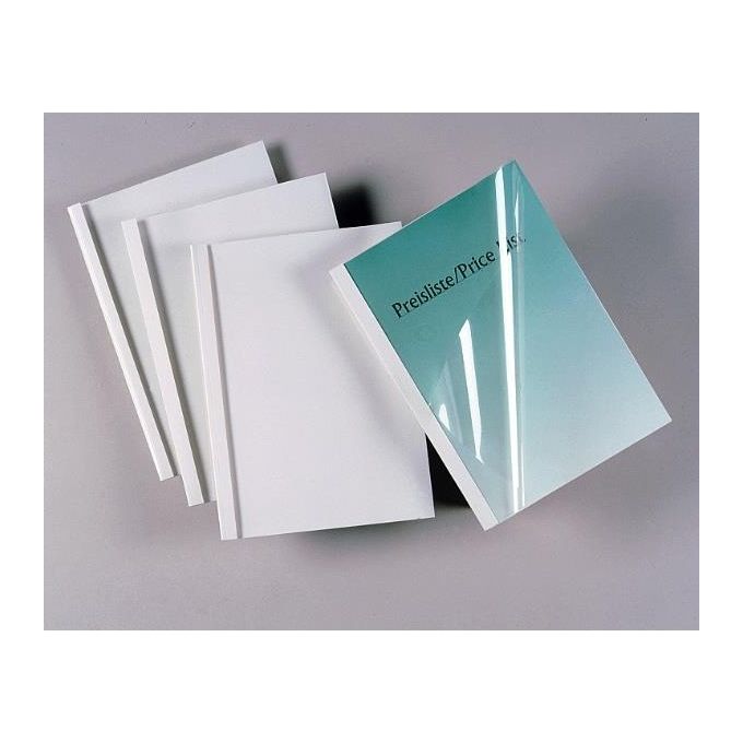Gbc Cf100 Cartelline Termiche Standard A4 240gr. 3mm Bianco