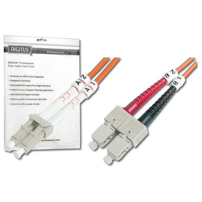 Digitus cavo fibra ottica lc a sc multimode duplex 50-125 mt.5 (dk-2532-05)