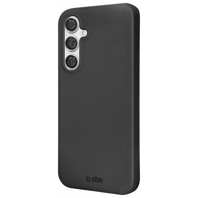 Sbs Cover Instinct Black Rigida Velvet Touch per Samsung A35