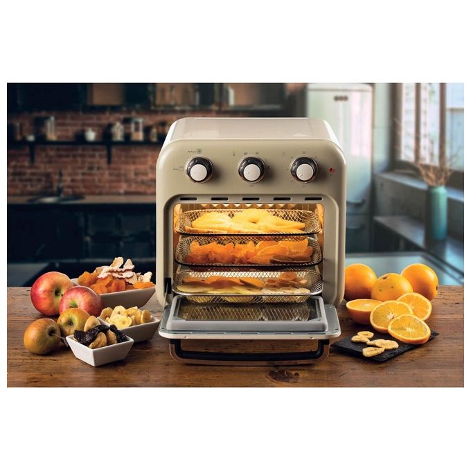Ariete 4632-03 Friggitrice ad Aria Capacita' 16 Litri Potenza 1400 Watt con Funzione Rotisserie colore Beige