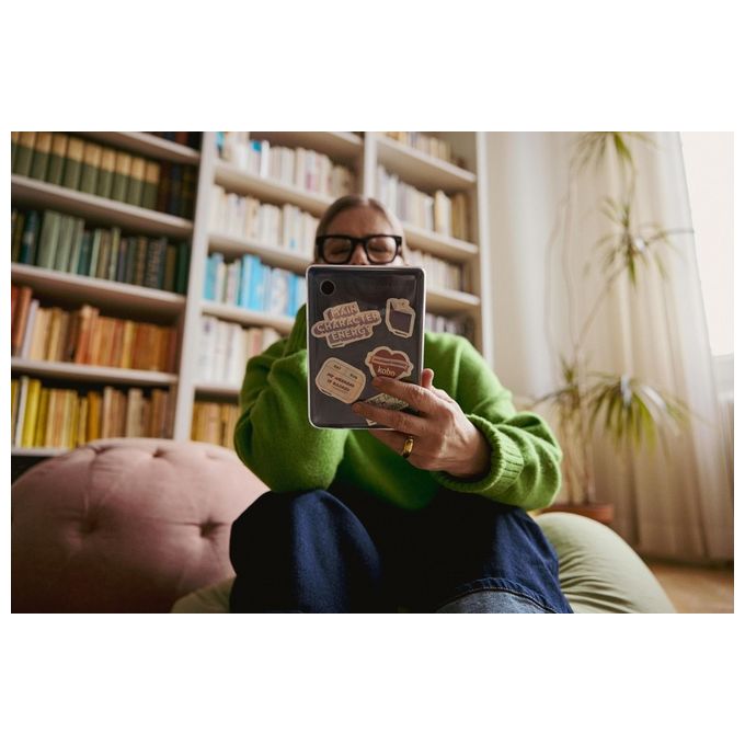 [ComeNuovo] Kobo Clara Colour eReader Display E Ink Kaleido3 da 6'' Antiriflesso Modalita' scura 16Gb Multiformato impermeabile Nero