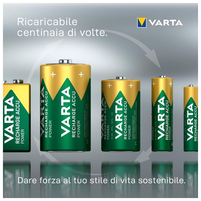 Varta Pila Stilo AA Ricaricabile 2 Pezzi