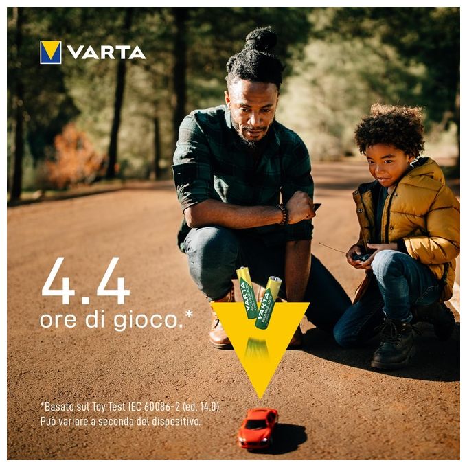 Varta Pila Ministilo Ricaricabile 4 Pezzi