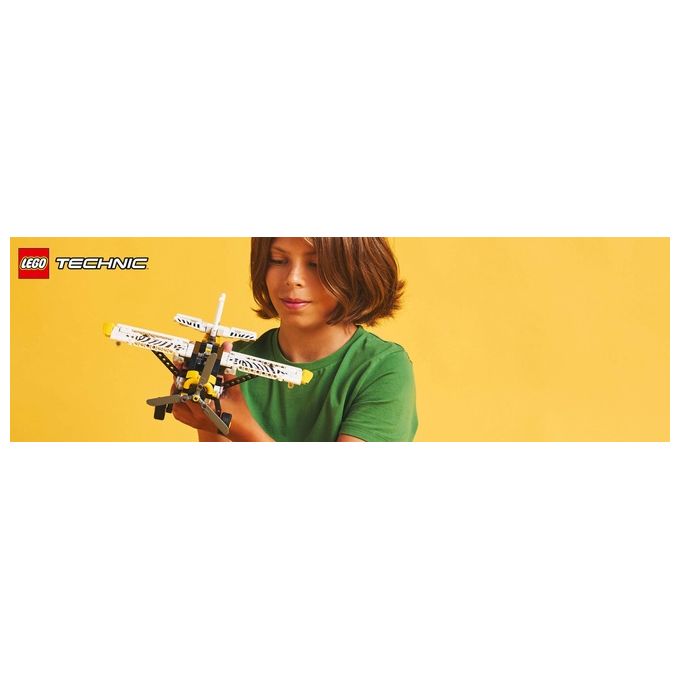 LEGO Aereo Bush Technic 42198 Modellino da Costruzione Innovativo ed Educativo per Appassionati di Ingegneria e Design Creativo