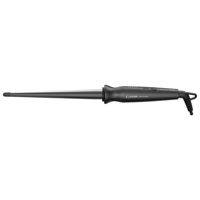 Ga.Ma Arricciacapelli Conico Salon Curl Nero e Argento