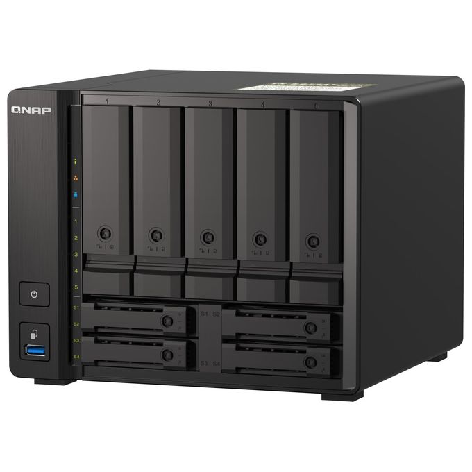 Qnap TS-H973AX-32G Server Nas e di Archiviazione Tower Collegamento Ethernet Lan Nero V1500b