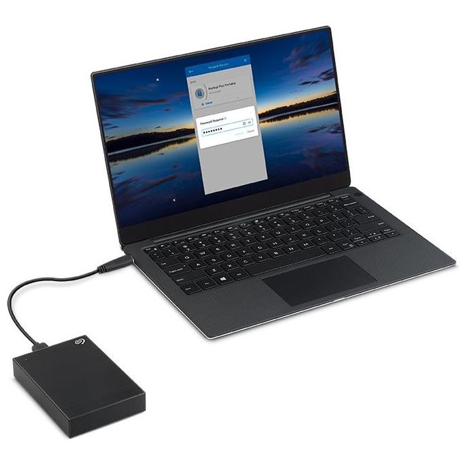 Seagate One Touch STKZ5000400 HDD 5Tb Esterno Portatile USB 3.0 Nero con Seagate Rescue Data Recovery