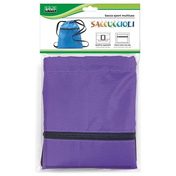 Lebez Sacca Sport Zip Basic Fluo