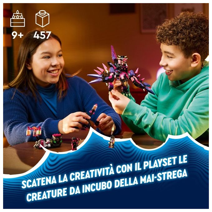 LEGO 71483 Le Creature da Incubo della Mai-Strega Set da Costruzione 457 Pezzi per Bambini 9+ colore Multicolore