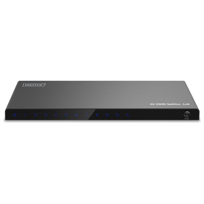 Digitus Splitter Hdmi 1x8 4k-60hz Hdcp 2.2 Edid Control