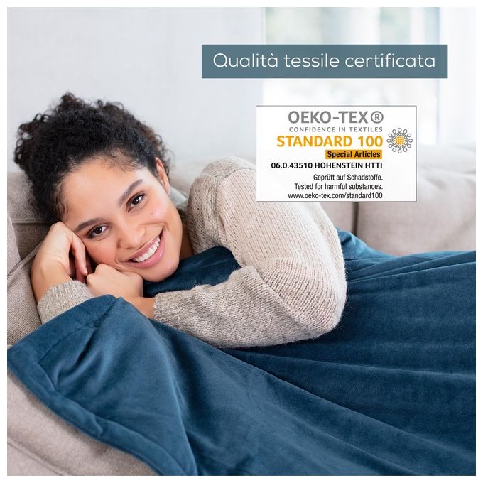 Beurer HD75 Termocoperta 180x130cm 6 Temperature Ocean
