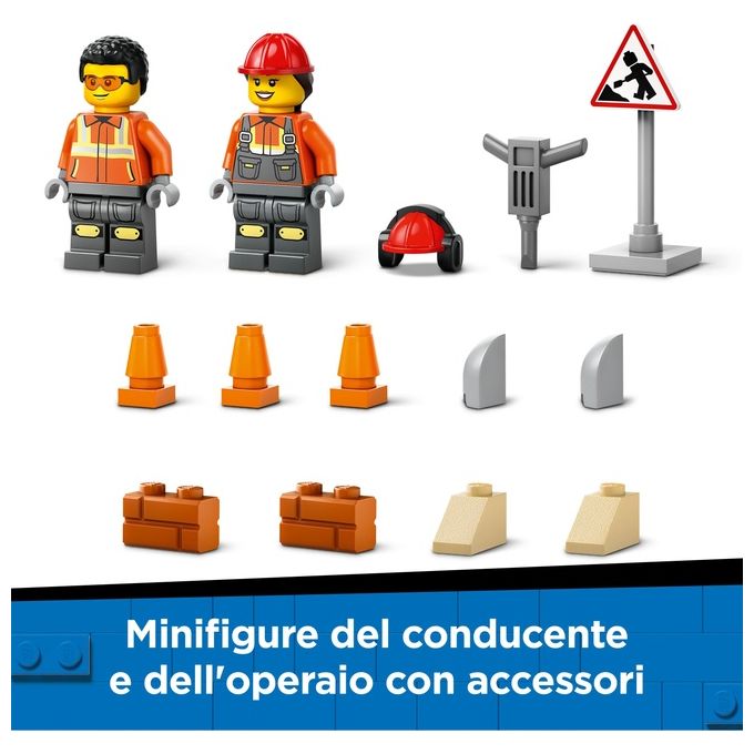 LEGO Veicolo Pala Gommata Gialla Set 60450 per Bambini Linea City Great Vehicles