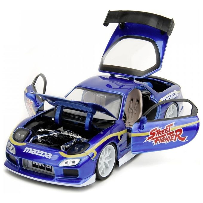 Jada Street Fighter Chun-Li 1:24 Mazda RX7