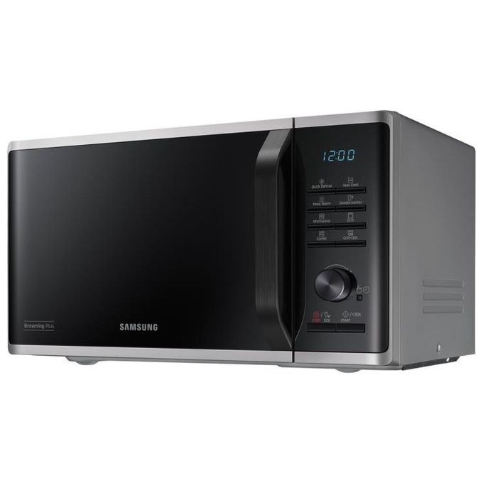 Samsung MG23K3515AS Forno a Microonde con Grill Capacita' 23 Litri Potenza 800 W Auto Cook Quick Defrost Display LED Acciaio Inox
