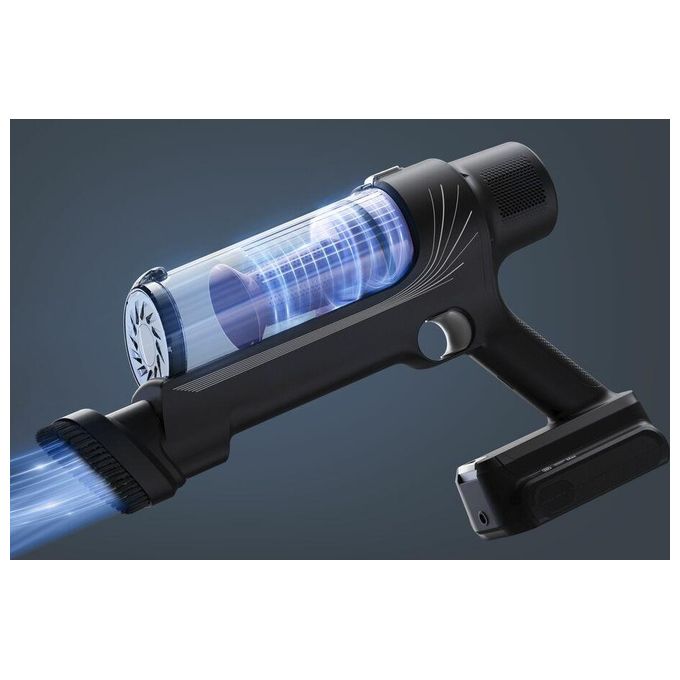 Rowenta RH6A35 Aspirapolvere Senza Filo Ciclonico Aspirapolvere Senza Sacco Potenza 140 Watt colore Viola e Argento