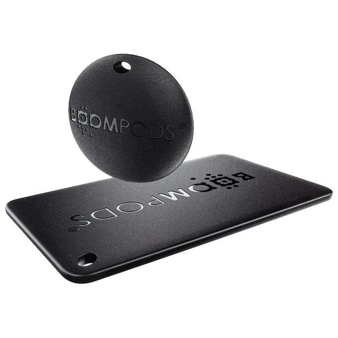 Boompods Tracker Tag e Card Bundle Pack Black