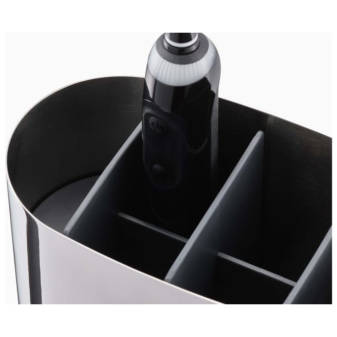Joseph Joseph EasyStore Luxe Supporto Grande Spazzolino Inox