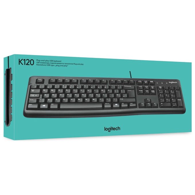Logitech Keyboard K120 For Business Tastiera Usb AZERTY Francese Nero